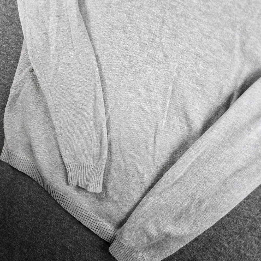 Banana Republic‎ Women L Grey/Gray Pullover Sweater W Button Side Closure - Picture 4 of 11